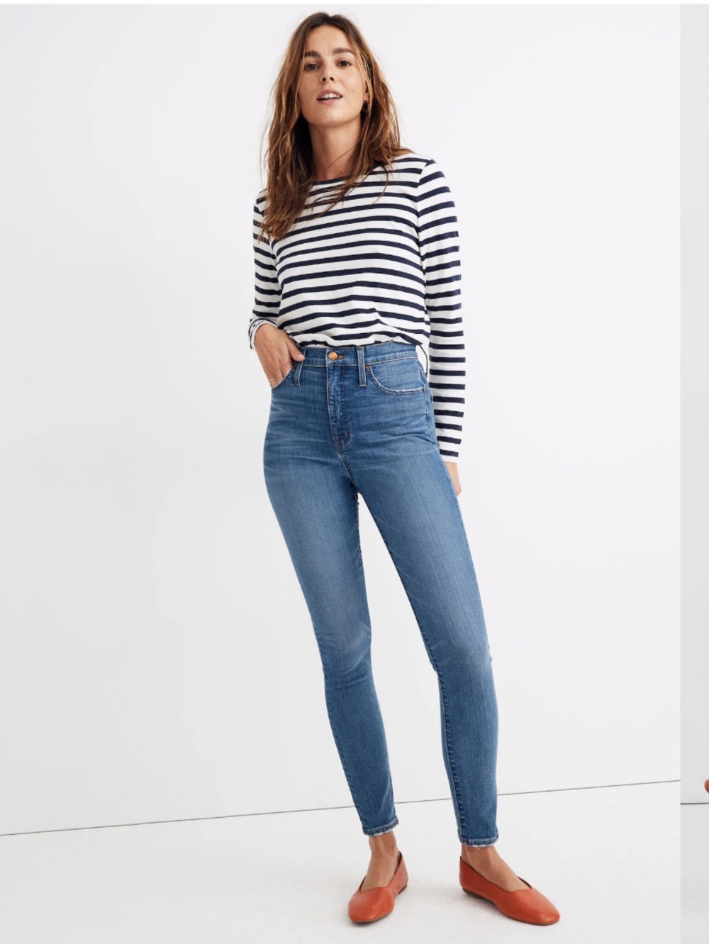Madewell 11” High-Rise Skinny Jeans in Maricopa Wash